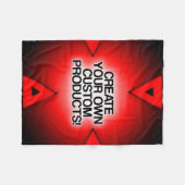 Couverture Polaire Personnaliser / Personnaliser / Créer votre propre (Devant (Horizontal))