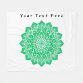 Couverture polaire Personnaliser votre texte ici I (Devant (Horizontal))