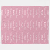 Couverture Polaire Personnalisés (Devant (Horizontal))
