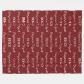 Couverture Polaire Personnalisés (Devant (Horizontal))