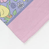 Couverture Polaire Personnalisez les Fleurs sauvages de canards jaune (Coin)