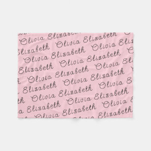 Couverture Polaire Personnalisez votre nouveau-né personnalisé cadeau