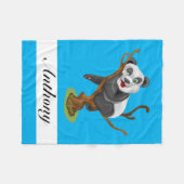 Couverture Polaire Personnalité du Panda (Devant (Horizontal))