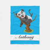 Couverture Polaire Personnalité du Panda (Devant)