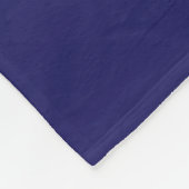Couverture Polaire Personnalized gradient ombre navy blue (Coin)