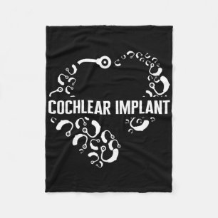 Couverture Polaire Perte Auditive Sensibilisation Amour Implant Cochl