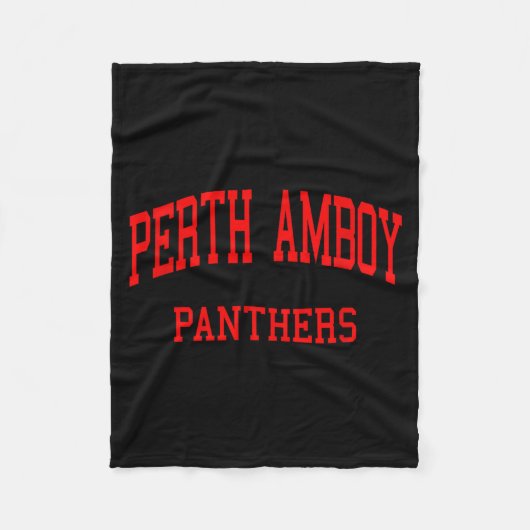 Couverture Polaire Perth Amboy High School Hs Perth Amboy Nj Retro (Devant)