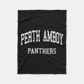 Couverture Polaire Perth Amboy High School Hs Perth Amboy Nj Retro Sr (Devant)