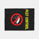 Couverture Polaire Pest Control Funny Halloween Costume Exterminator  (Devant (Horizontal))