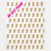 Couverture Polaire Pet Grooming Personalized Gold Elegant Collection (Devant)