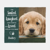 Couverture Polaire Pet Memorial Animaux de compagnie perte Cadeau per (Devant (Horizontal))