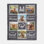 Couverture Polaire Pet Memorial Cadeau Animaux de compagnie Perdre Cu (Devant)