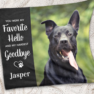 Couverture Polaire Pet Memorial Favori Bonjour Hardest Adieu chien