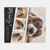 Couverture Polaire Pet Memorial Photo Collage (Devant (Horizontal))