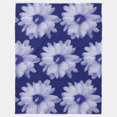 Couverture Polaire pétale bleu tordu (Devant)