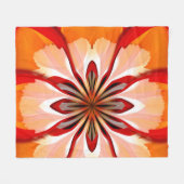 Couverture Polaire Pétales de fleurs (Devant (Horizontal))