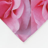 Couverture Polaire pétales roses (Coin)