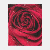 Couverture Polaire Pétales roses 1 (Devant)