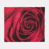 Couverture Polaire Pétales roses 1 (Devant (Horizontal))