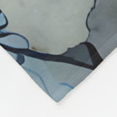 Couverture Polaire Petals d'Indigo (Coin)