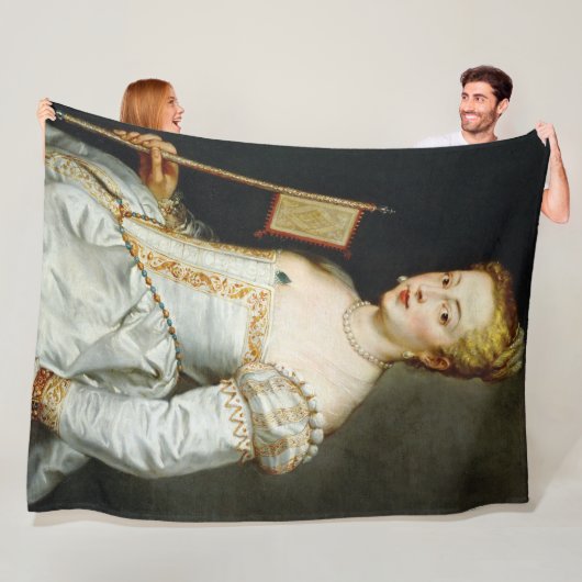 Couverture Polaire Peter Paul Rubens Portrait d'une dame (En situation)