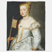 Couverture Polaire Peter Paul Rubens Portrait d'une dame (Devant)