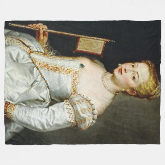 Couverture Polaire Peter Paul Rubens Portrait d'une dame (Devant (Horizontal))
