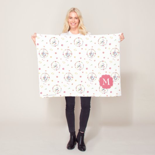 Couverture Polaire Peter Rabbit | Floral Wreath Pattern (En situation)