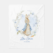 Couverture Polaire Peter Rabbit Inspiré Design (Devant)