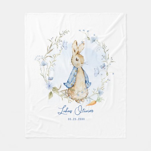Couverture Polaire Peter Rabbit Inspiré Design (Devant)