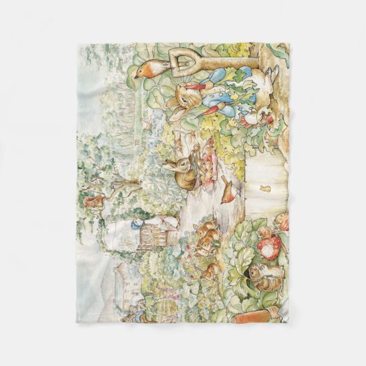 Couverture Polaire Peter the Rabbit et Jemima Puddleduck (Devant)