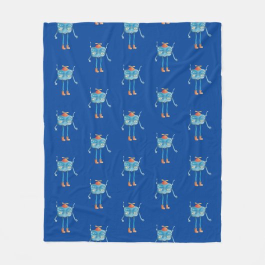 Couverture Polaire Petit Alien Pi (Devant)