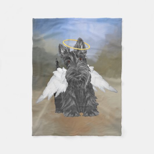 Couverture Polaire Petit ange Scottie (Devant)