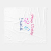 COUVERTURE POLAIRE PETIT ANNIVERSAIRE DE CUTIE (Devant (Horizontal))