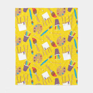 Couverture Polaire Petit artiste motif