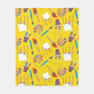 Couverture Polaire Petit artiste motif