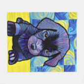 Couverture Polaire Petit Black Lab Puppy Quilt Comme Design (Devant (Horizontal))
