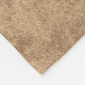 Couverture Polaire Petit Buckaroo, Longhorn Steer Blanket en polaire (Coin)