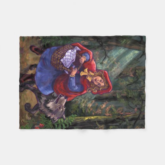 Couverture Polaire Petit Chaperon Rouge (Devant (Horizontal))