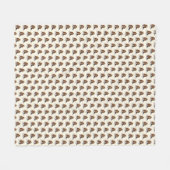Couverture Polaire Petit chien mignon (Devant (Horizontal))