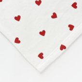 Couverture Polaire petit coeur (Coin)