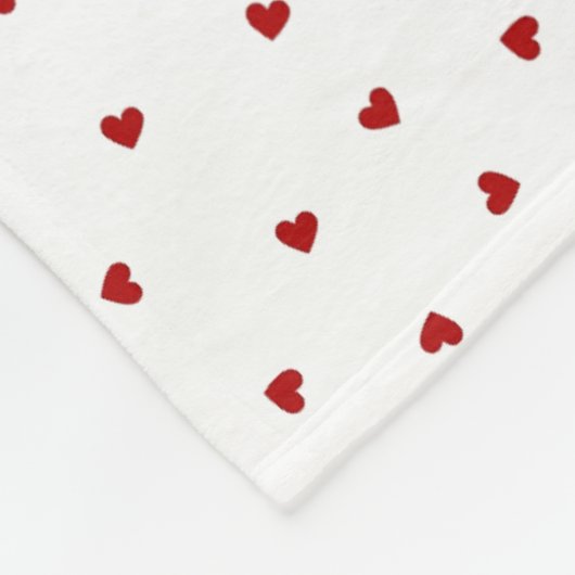 Couverture Polaire petit coeur (Coin)