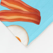 Couverture Polaire Petit-Déjeuner Bacon Et Oeuf (Coin)