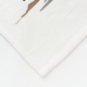 Couverture Polaire Petit écureuil bleu personnalisé (Coin)