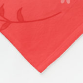 Couverture Polaire Petit Floral Rouge Mais Fierce William Shakespeare (Coin)