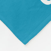 Couverture Polaire Petit Grinch | Joyeux Motif Turquoise Grinchmas (Coin)