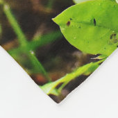 Couverture Polaire Petit hérisson mignon dans la forêt (Coin)