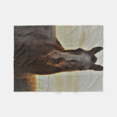 Couverture Polaire Petit jet de cheval d'ouatine (Devant (Horizontal))