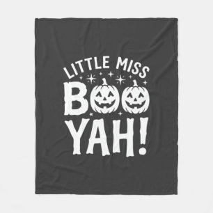 Couverture Polaire Petit Miss Booyah Design de citrouille d'Halloween