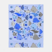 Couverture Polaire Petit Poisson Argenté (Devant)